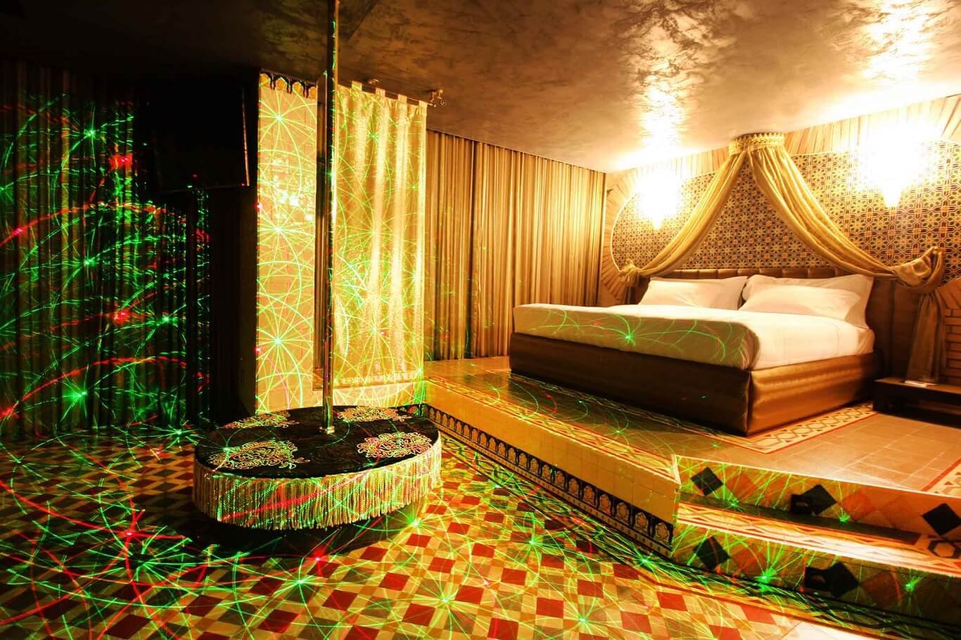 suite arabe silk motel quarto de luxo